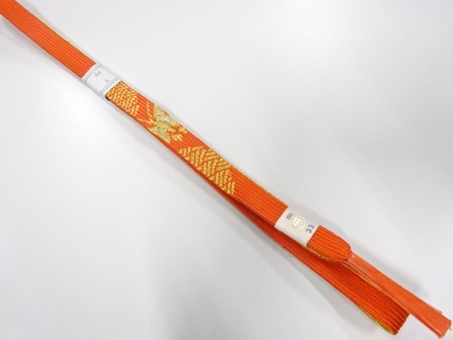 JAPANESE KIMONO / UNUSED KOREI HAND-TIED OBIJIME